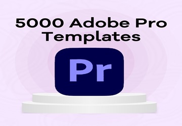 5000 Adobe Premiere Pro Template